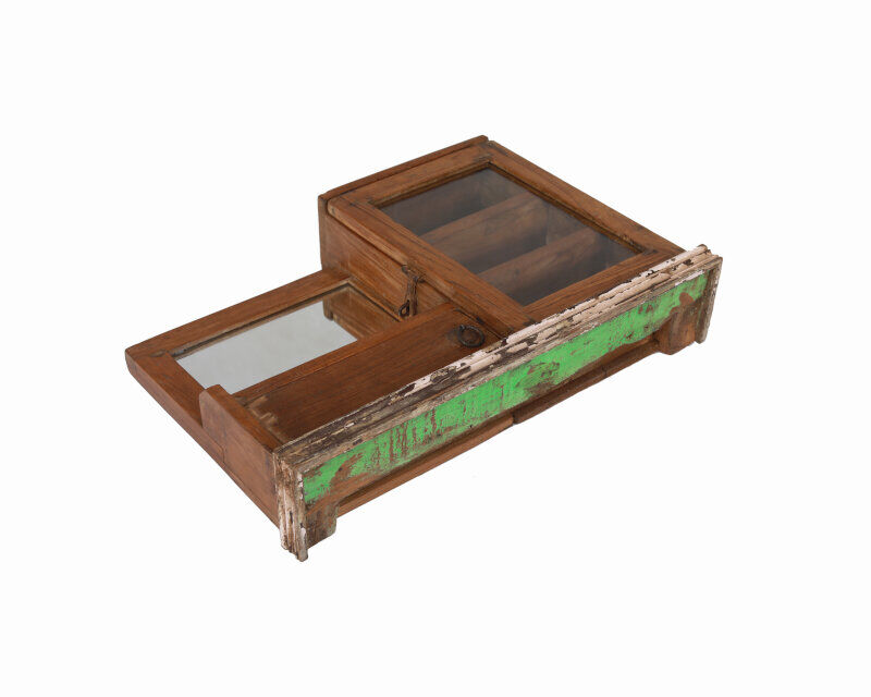 Ancient Mural Tablet Barbier Mirror Art Deco Piece of Origin India