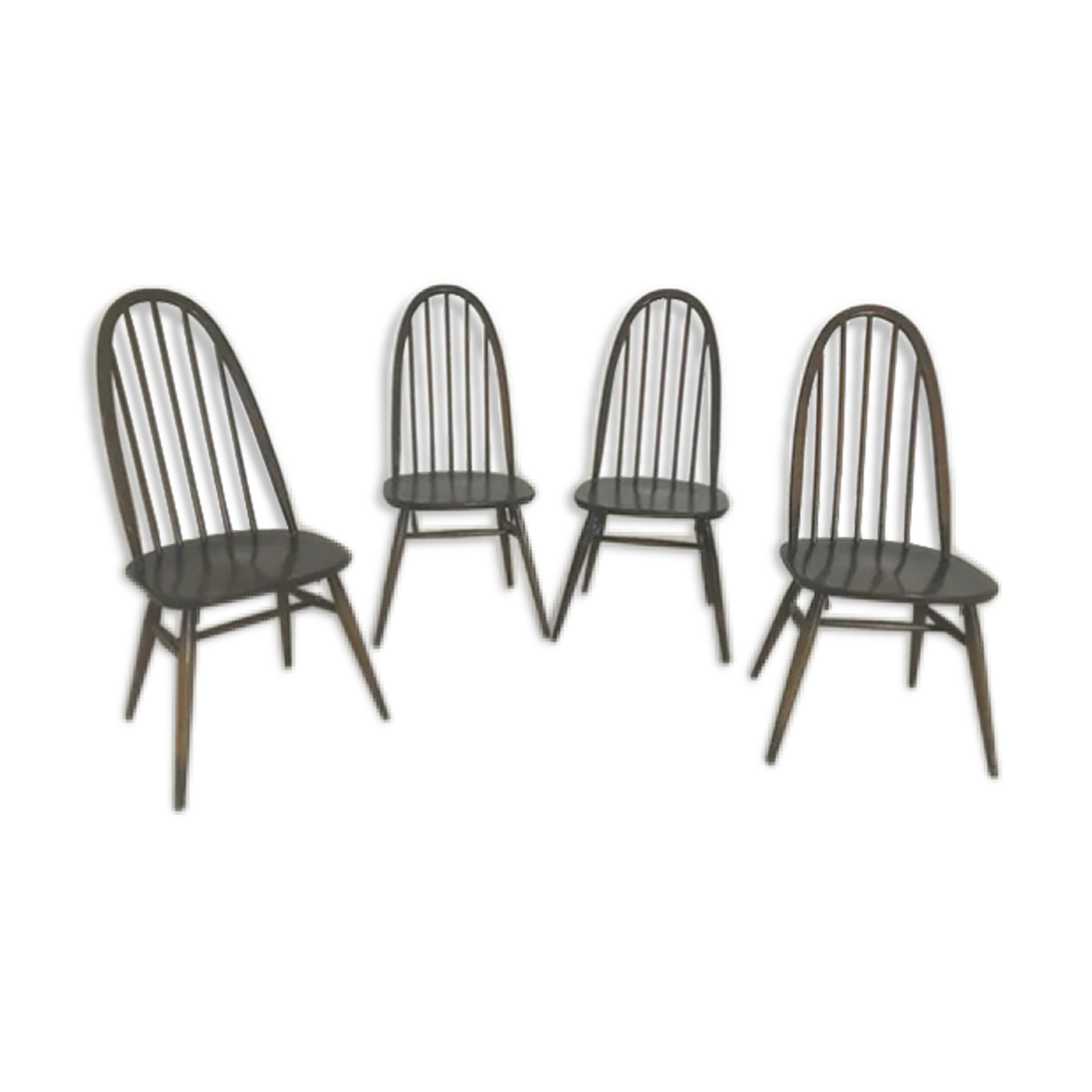 Lot 4 chaises designer anglais Ercol