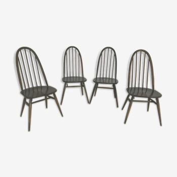 Lot 4 chaises designer anglais Ercol