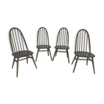 lot 4 chairs English designer Ercol