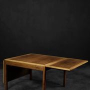 Vintage Modern Teak Drop-Leaf Coffee Table, Model 5362, Denmark by Børge Mogensen for Fredericia, 1960s