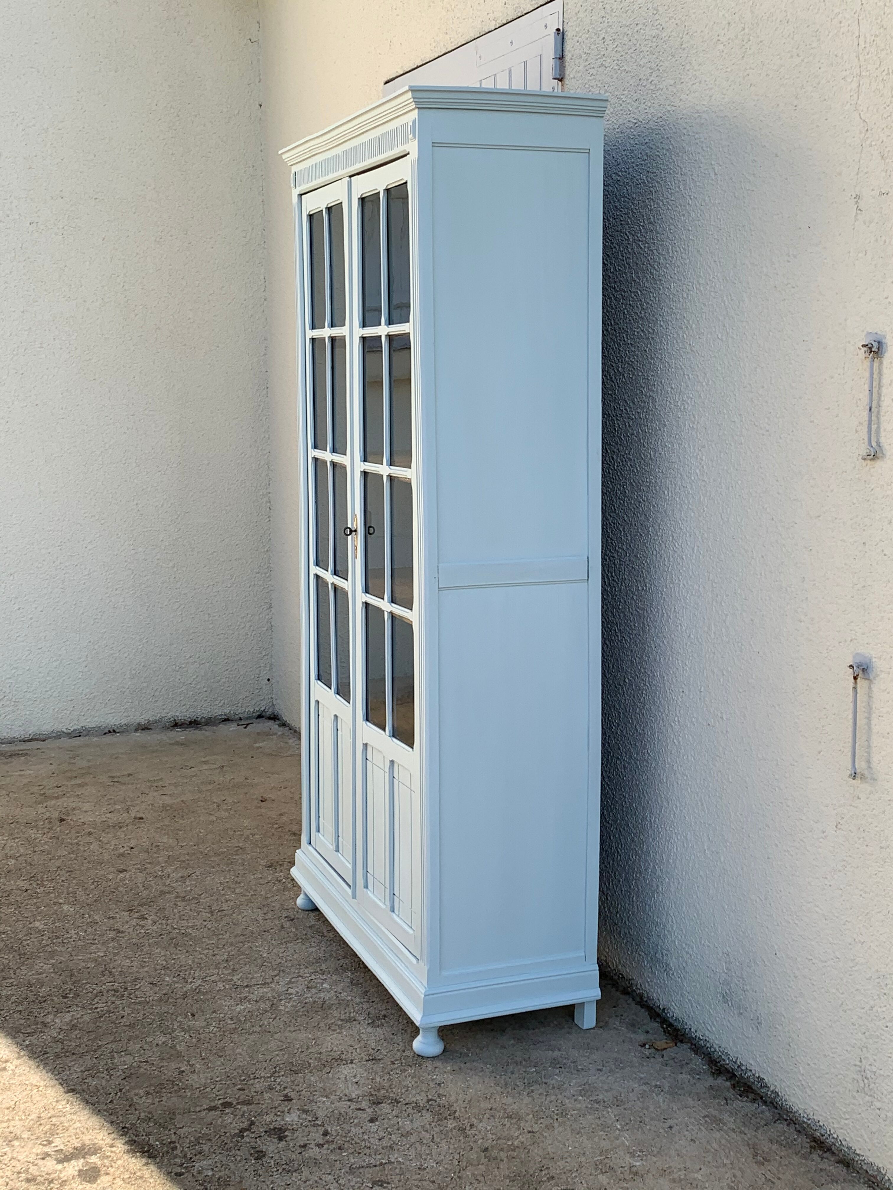 Glass-glazed Parisian wardrobe 1920