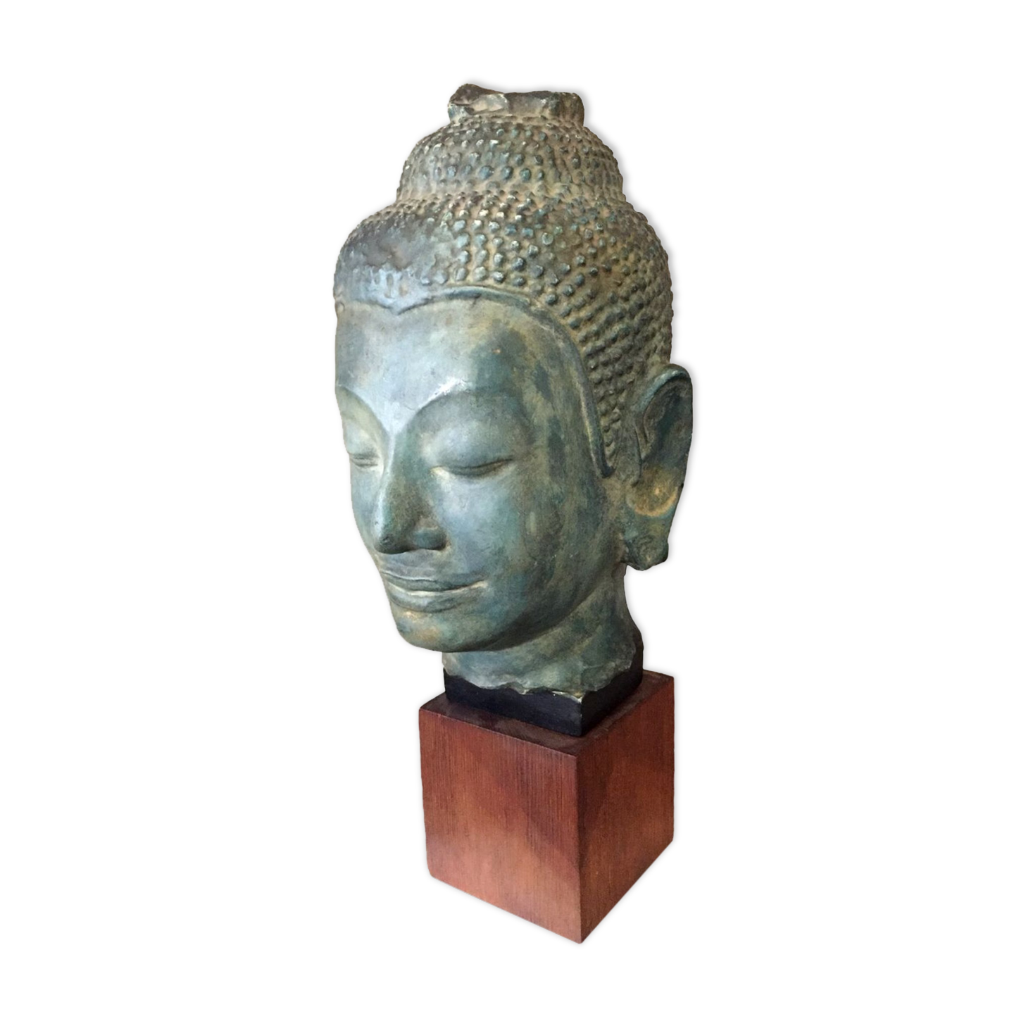 TETE DE BOUDDHA EDITION DU MUSEE DU LOUVRE TRES BON ETAT