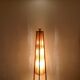 Lampe de sol en sisal et teck par Temde