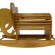 Vintage Swedish design Wooden Rocking Elephant 80's design