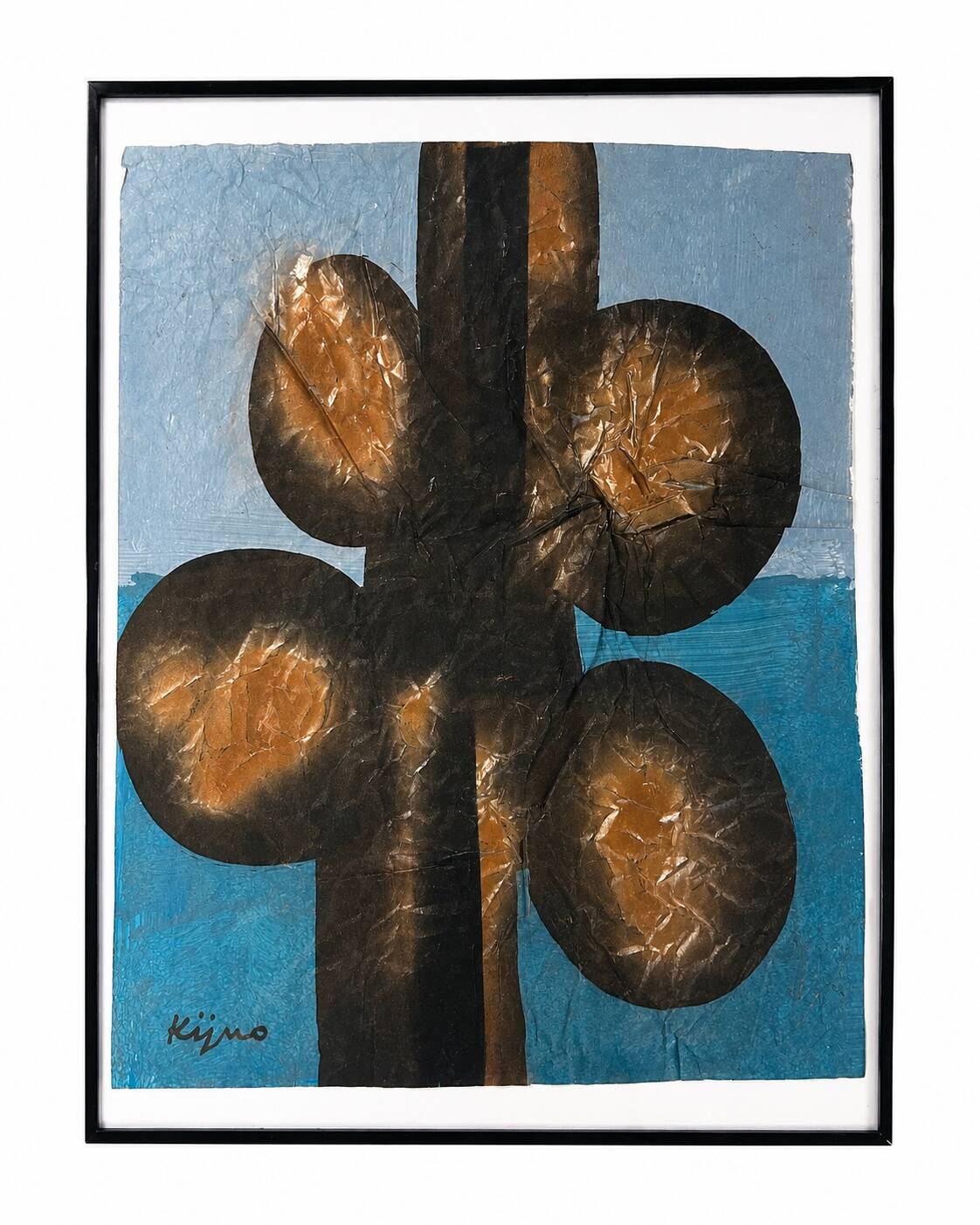 embossed paper work Kijno 1980