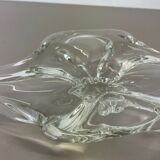 Murano glass "lucid" bowl shell element shell Murano, Italy, 1970s