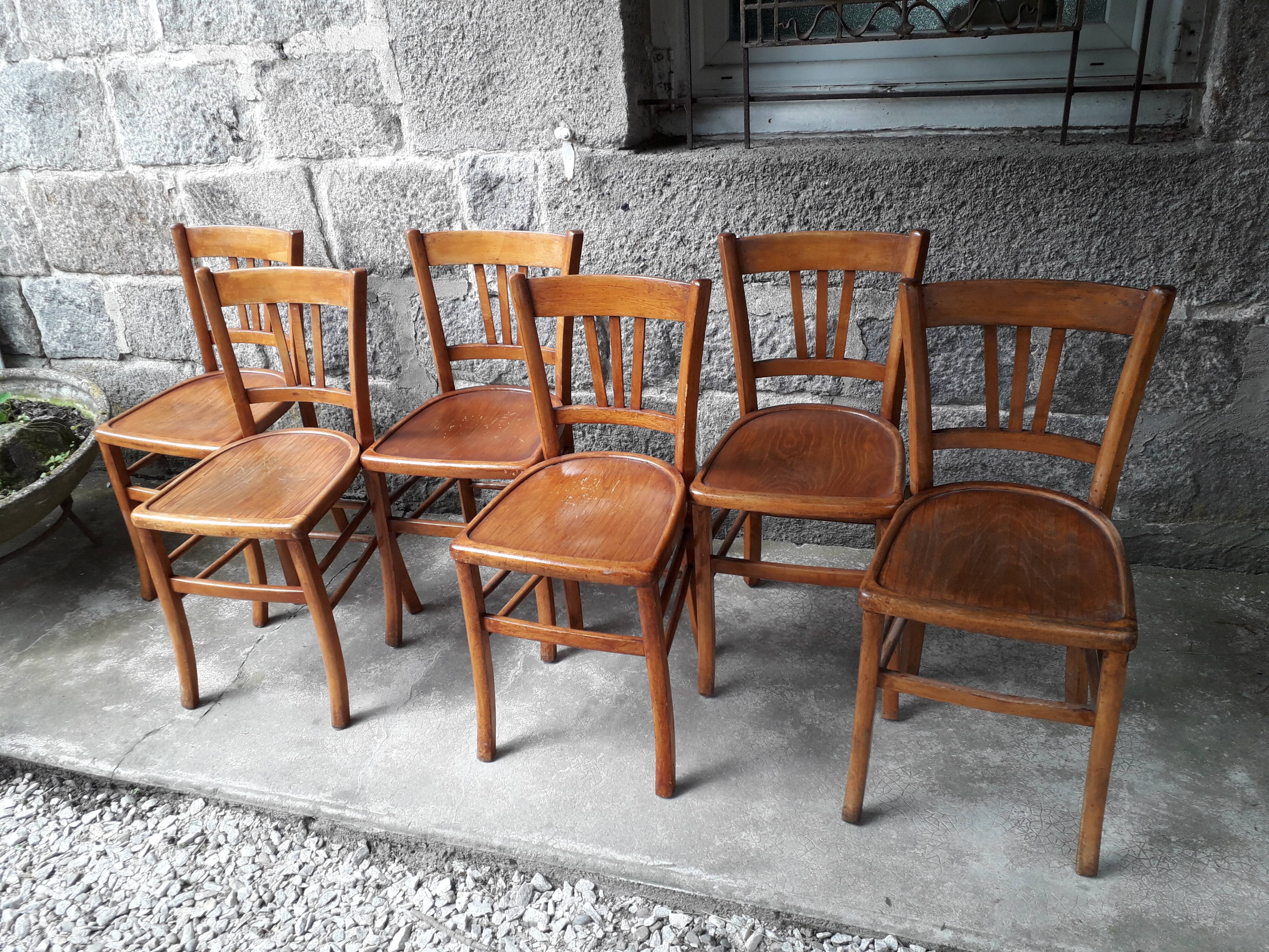 Set de 6 chaises bistrot Luterma