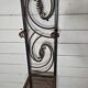 Art deco wrought iron coat rack from the 1930s