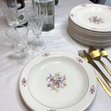 Hollow porcelain plates from Gien