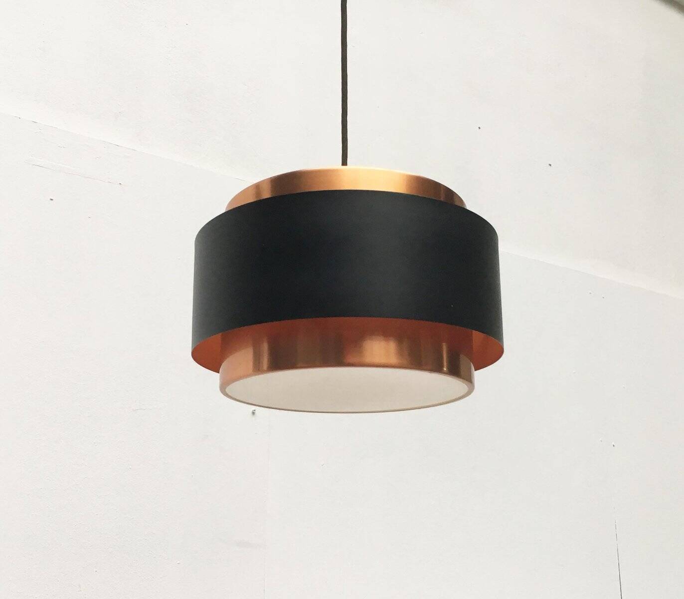 Mid-century Saturn chandelier by Jo Hammerborg for Fog & Mørup.
