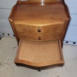 Louis XV style bedside table in cherry wood
