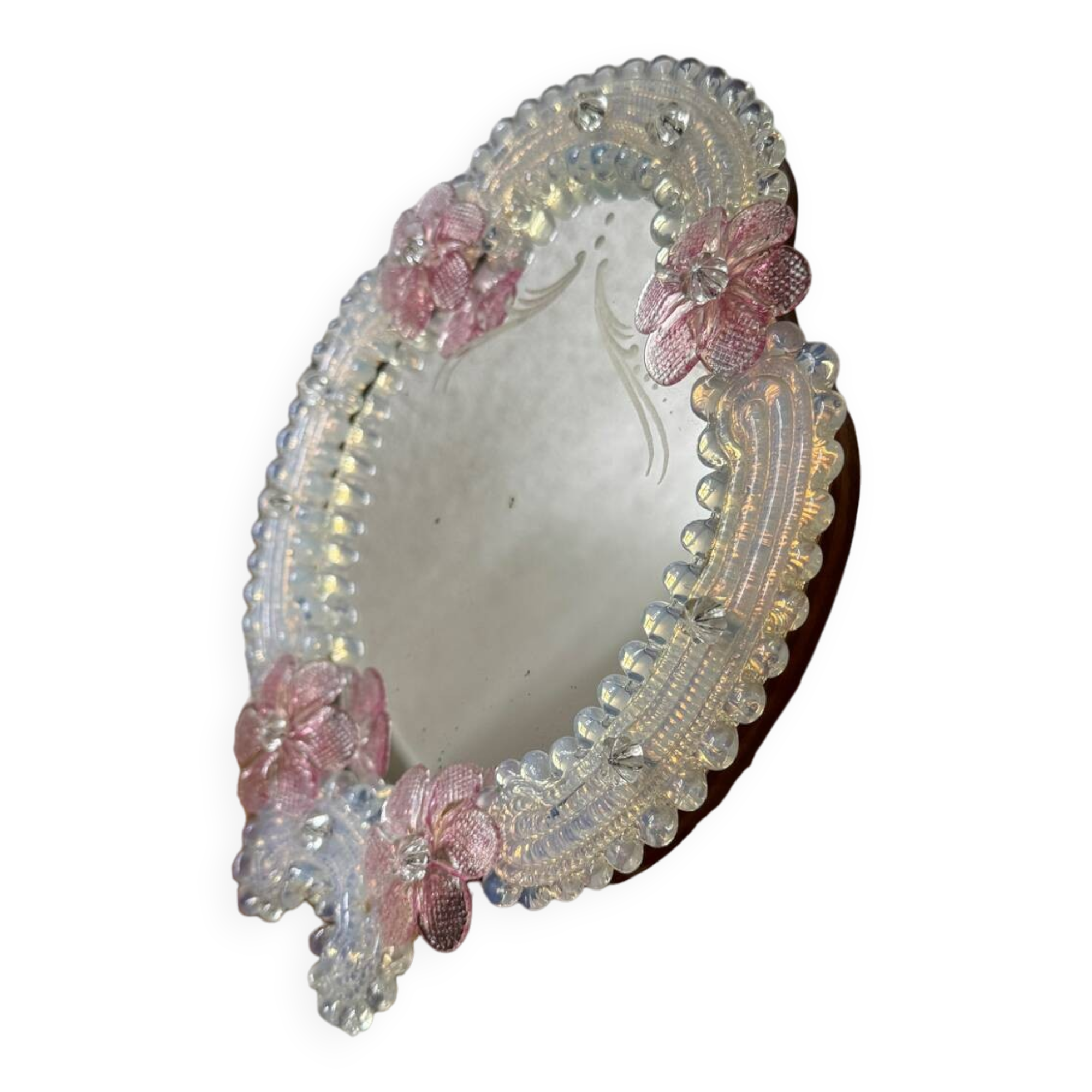 Murano glass psyche mirror from the 50s