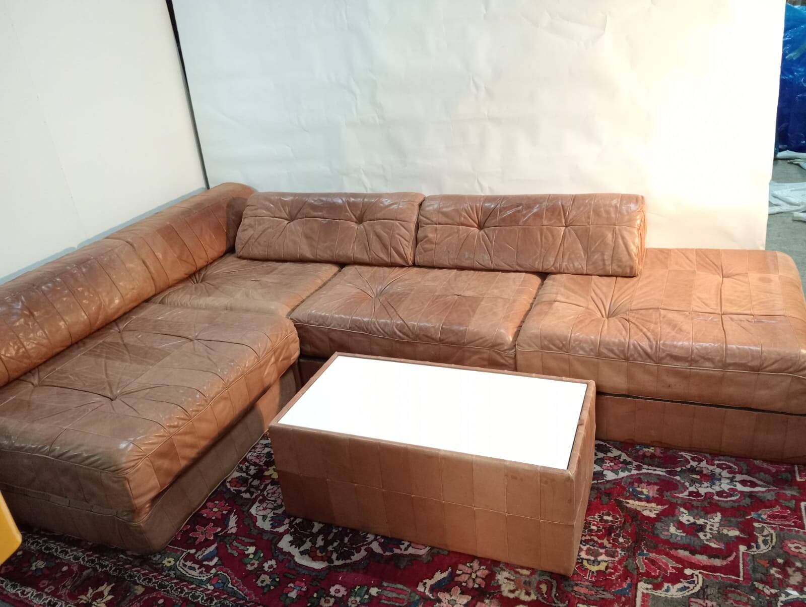 Leather sofa