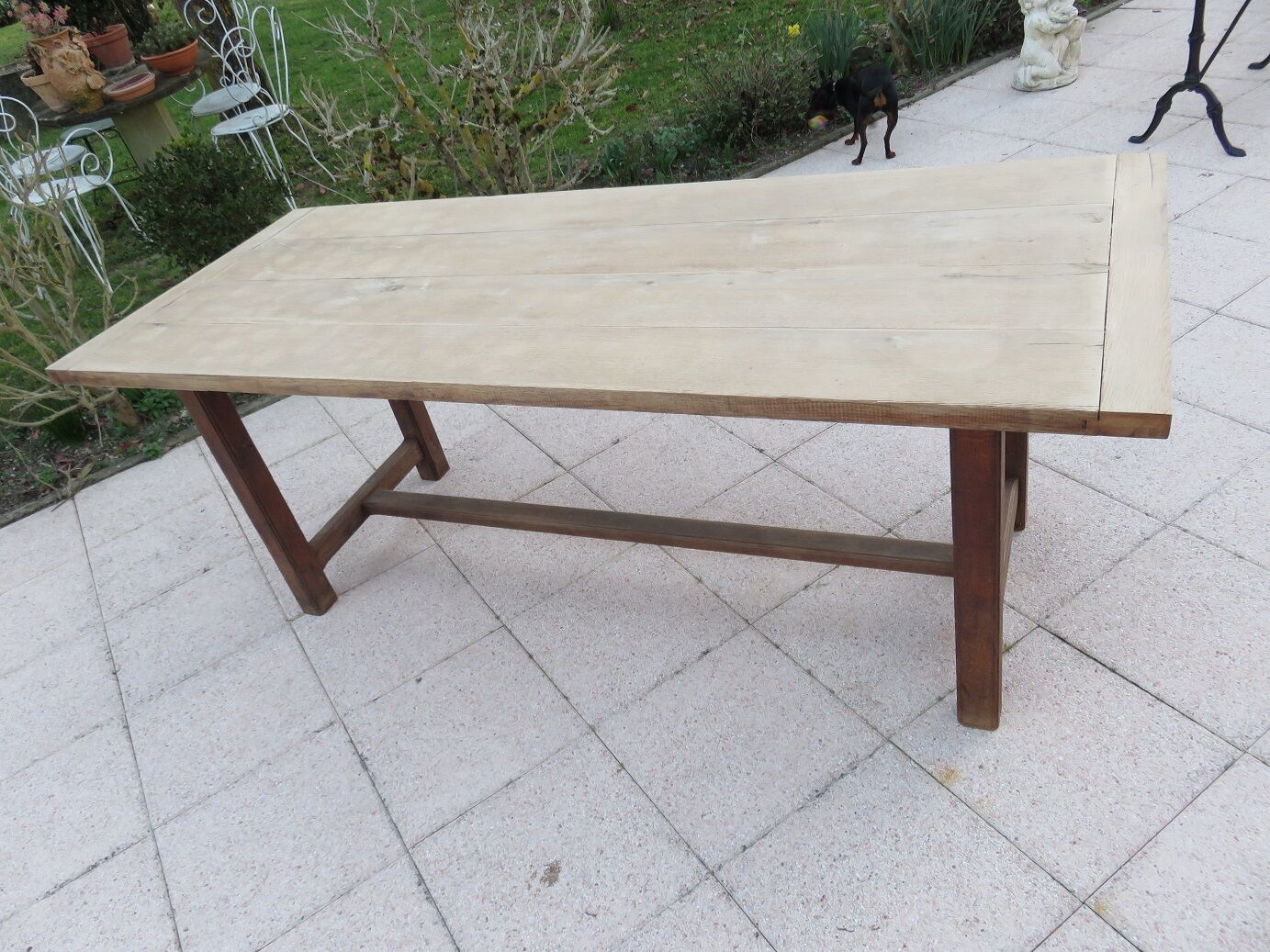 Oak farm table