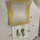 Large Murano Glass Sconces/ Flushmounts Set of 2