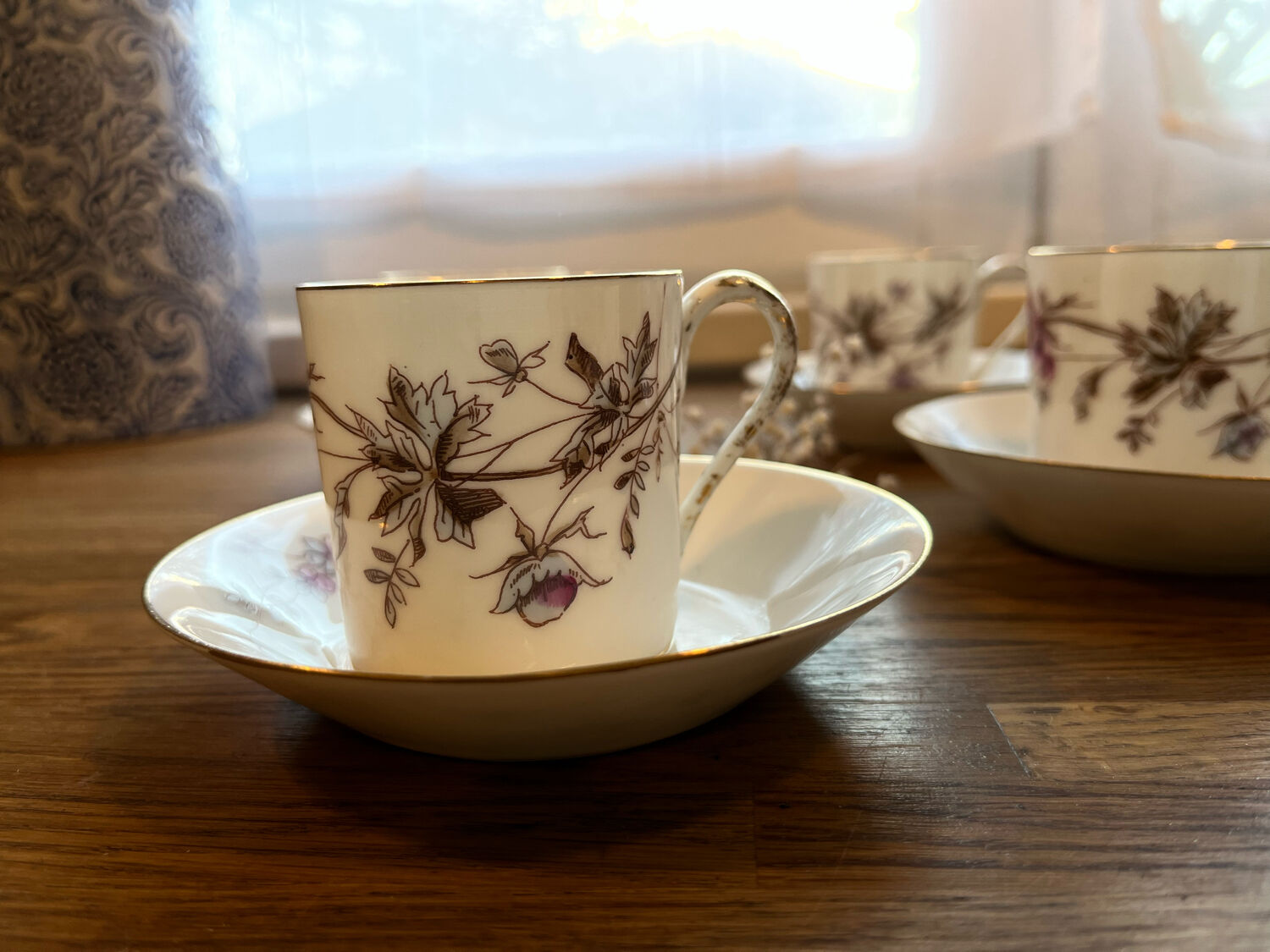 Porcelain coffee set