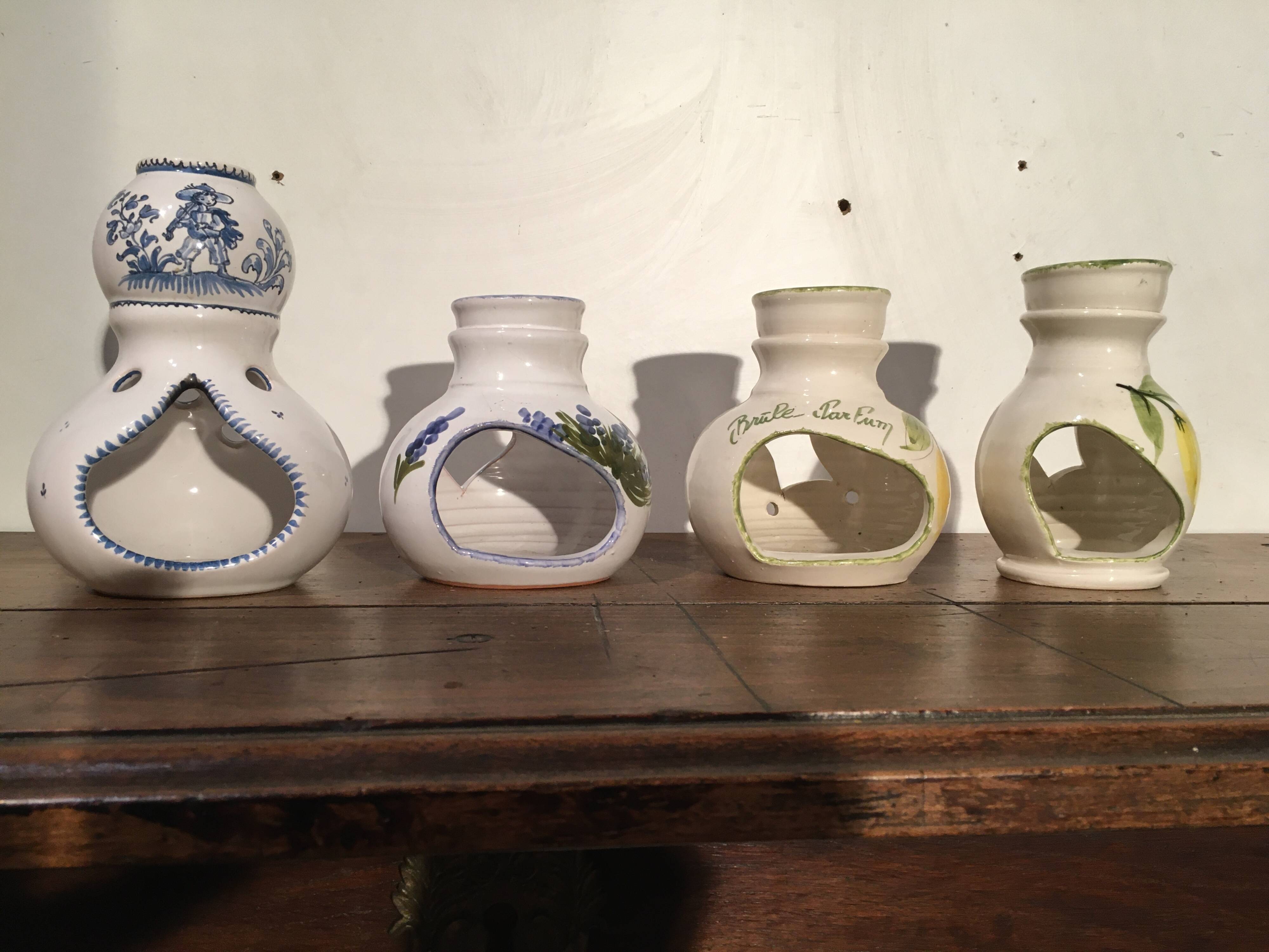 Vallauris and Moustier perfume burners of your choice