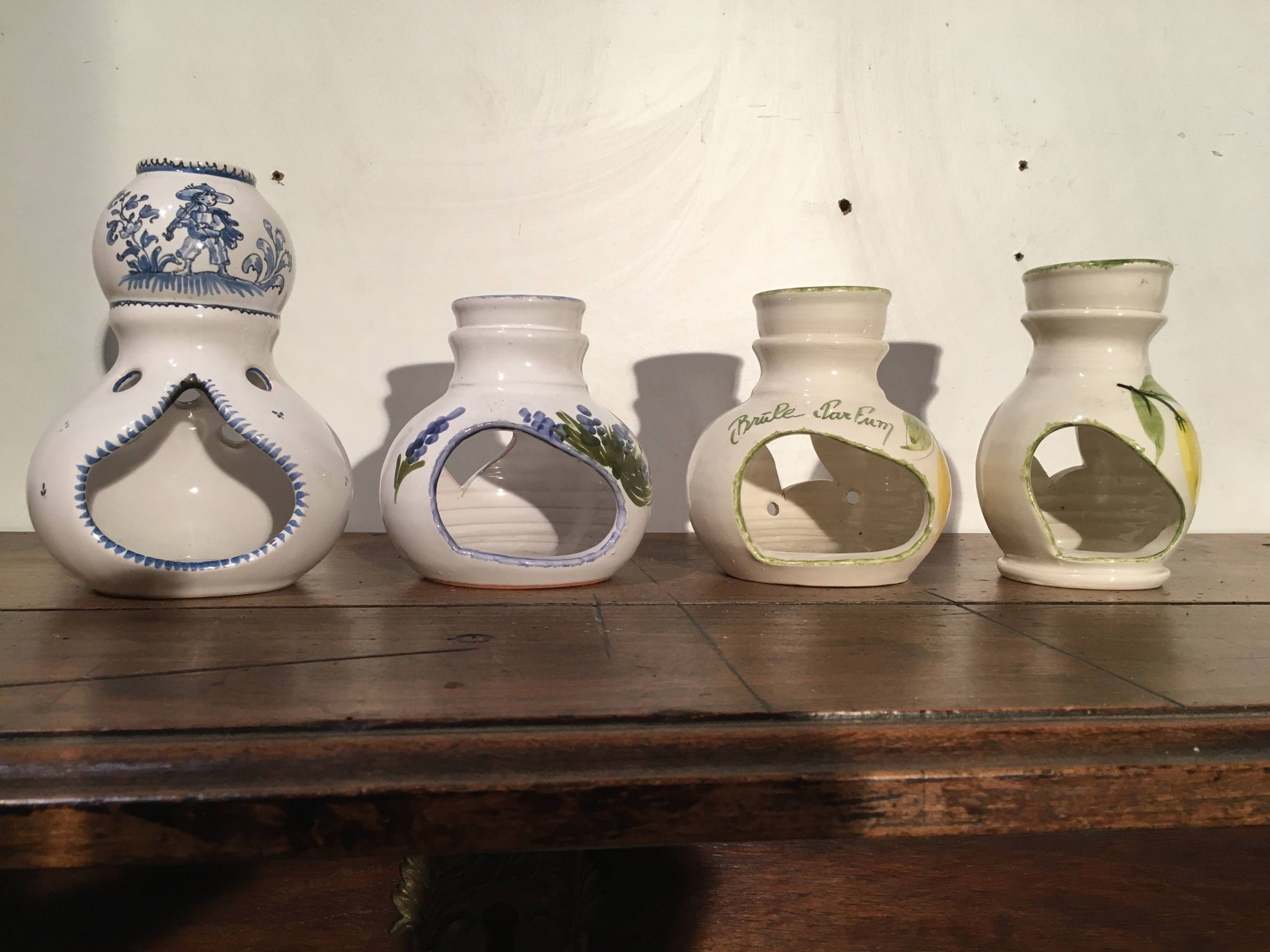 Vallauris and Moustier perfume burners of your choice