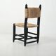5 chaises marocaines en bois bleu
