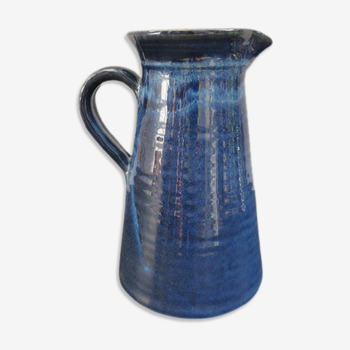 Midnight blue vintage pitcher