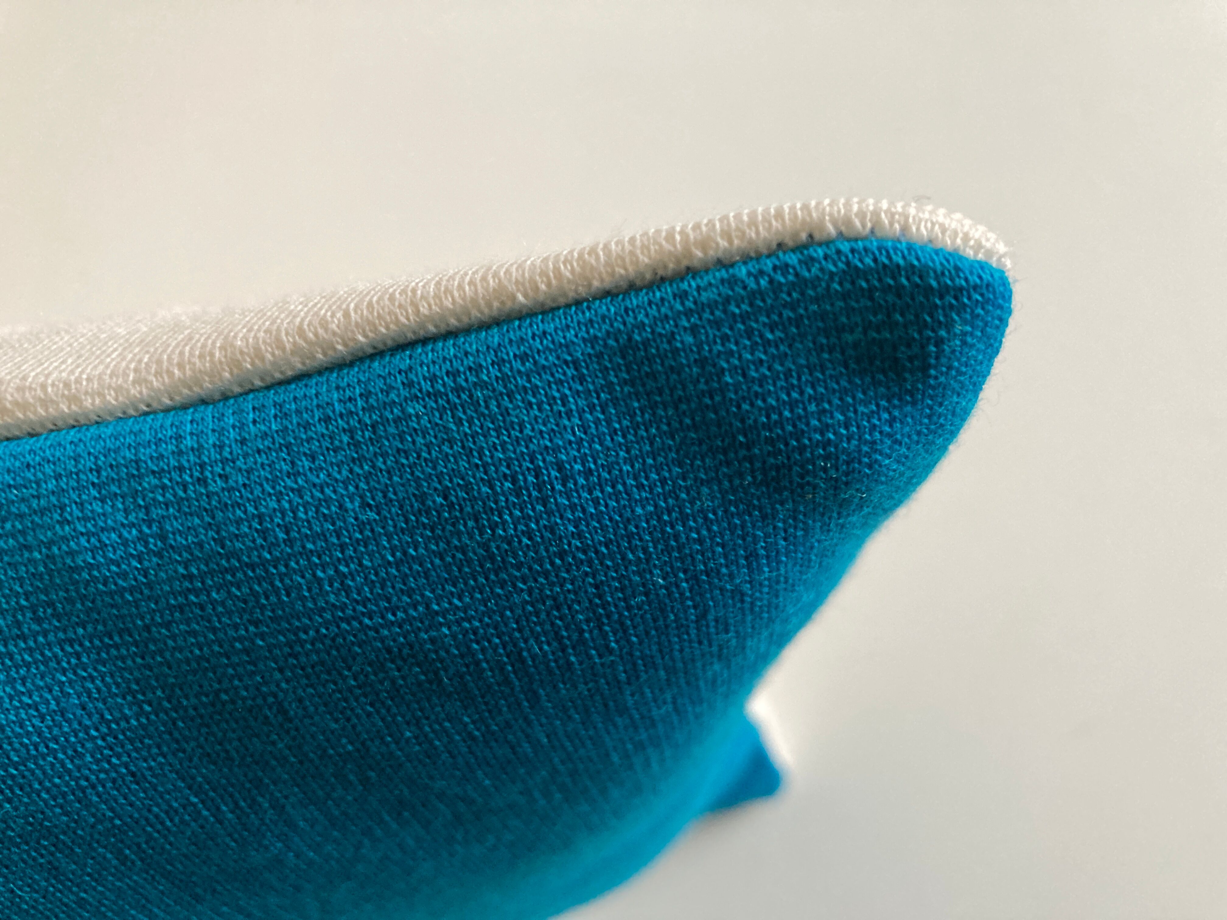 Racine space age 1960 wool jersey cushion on both sides