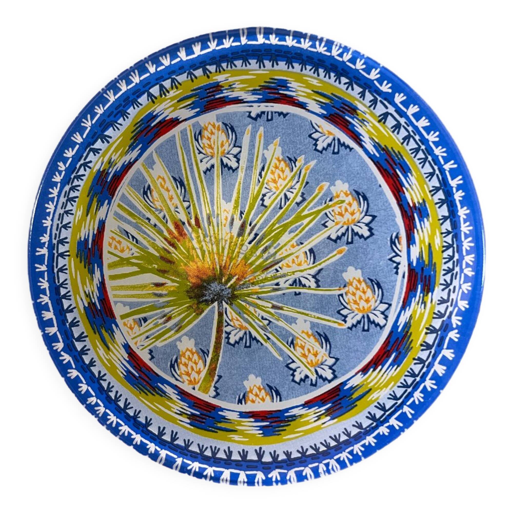 Glass soap holder fragonard