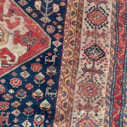 Ancient Persian carpet ghashghai 120x212cm