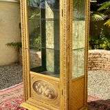 Showcase in gilded wood Louis XVI style