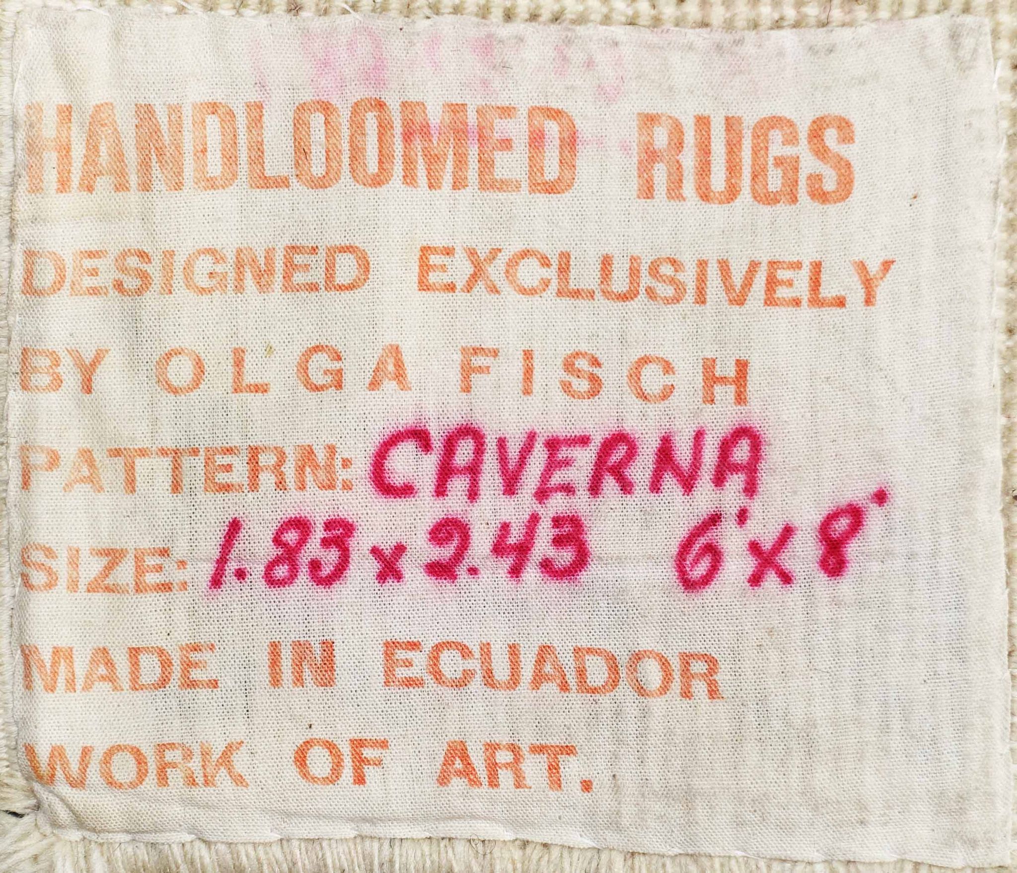 Olga Fisch, Carpet of the Caverna series, circa 1950 243 X 183 cm
