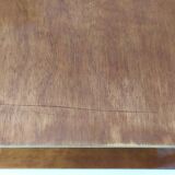Square Walnut Coffee Table Model "T8" by Vico Magistretti for Azucena, Italy
