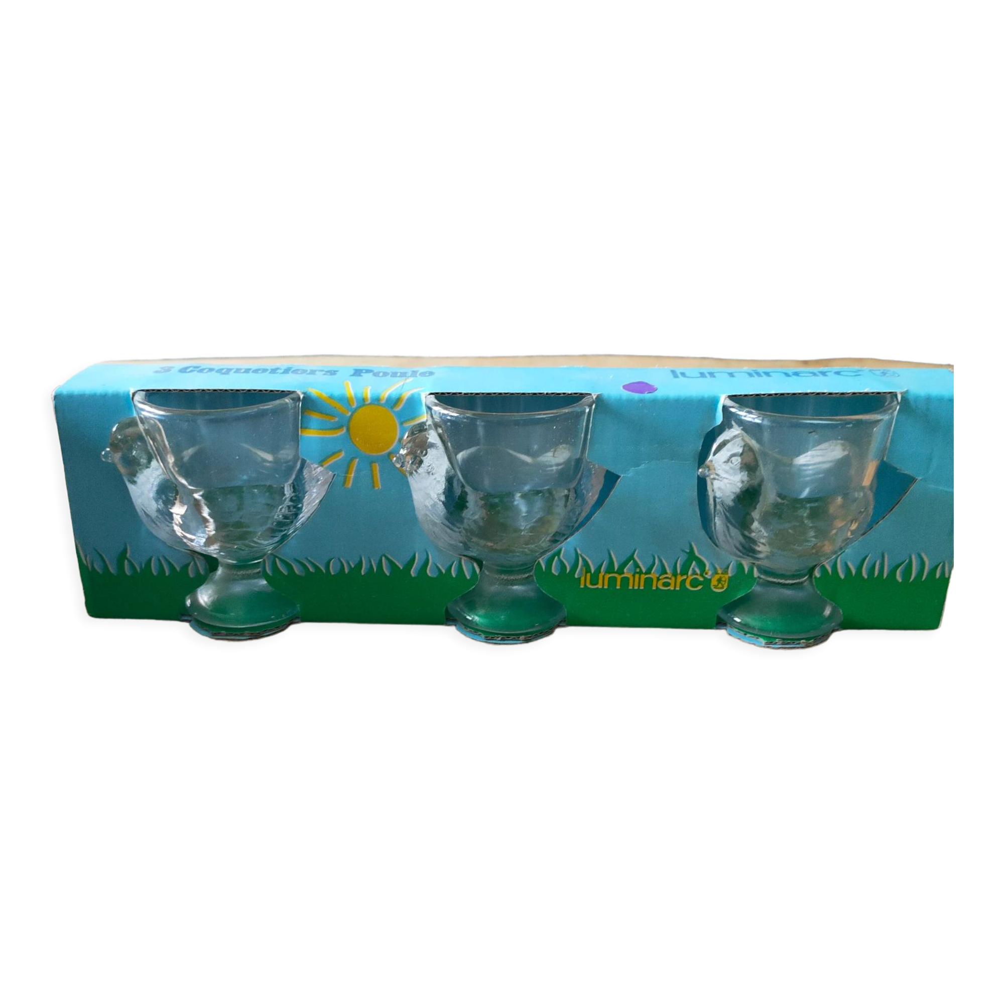 3 Luminarc shells in their original box 90