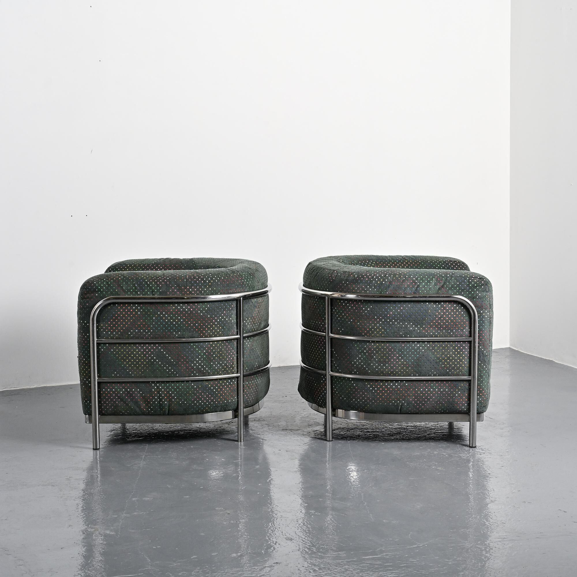 Pair of Onda armchairs by De Pas, D'Urbino & Lomazzi for Zanotta