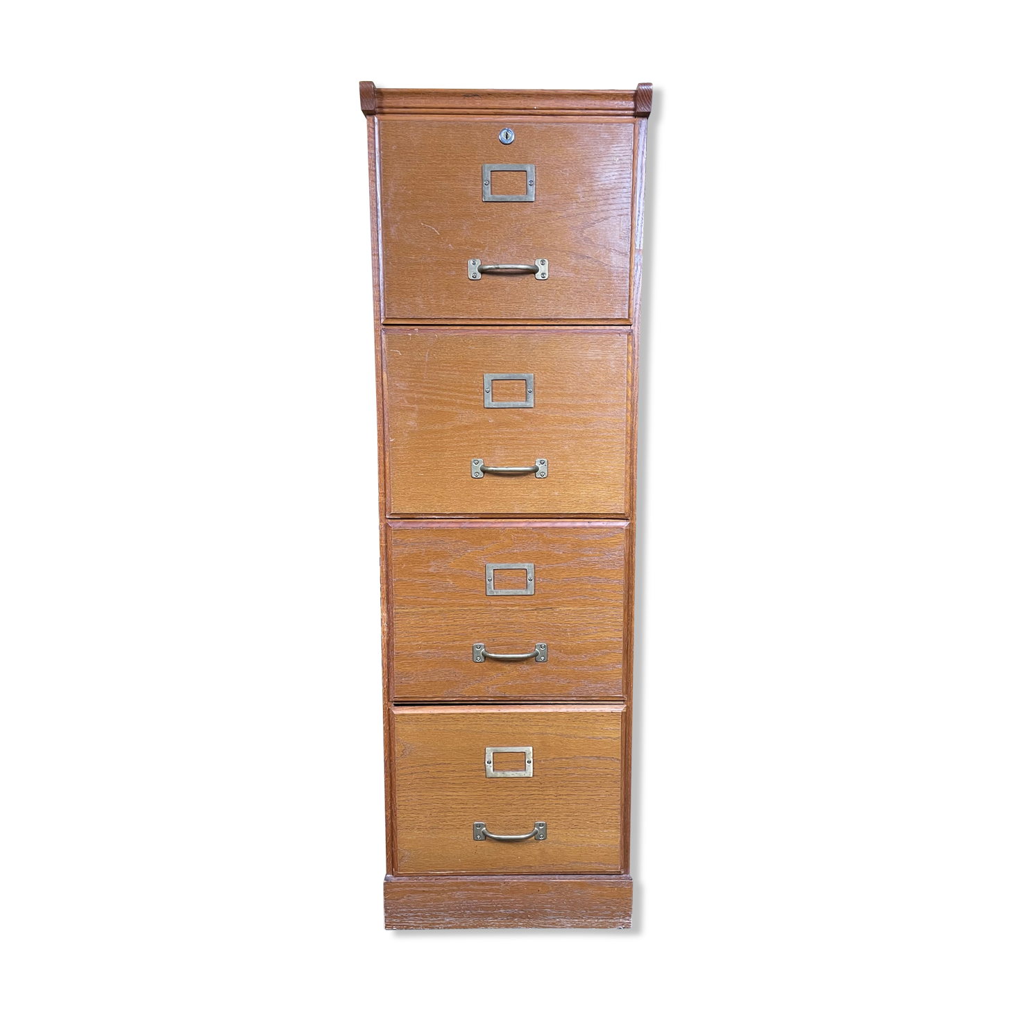 Cabinet binder in oak veneer 1960