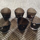 Series of 6 glasses