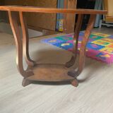 Table laquée bois