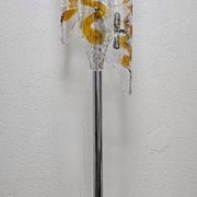 Mazzega floor lamp by Toni Zuccheri in Murano glass 1970s