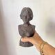 Cast iron bust door stop or bookend