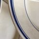 set of 9 flat plates of iron earth in 1920 Grigny fillets