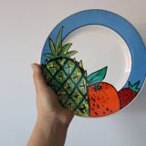 6 pop 90's porcelain dessert plates