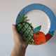6 pop 90's porcelain dessert plates