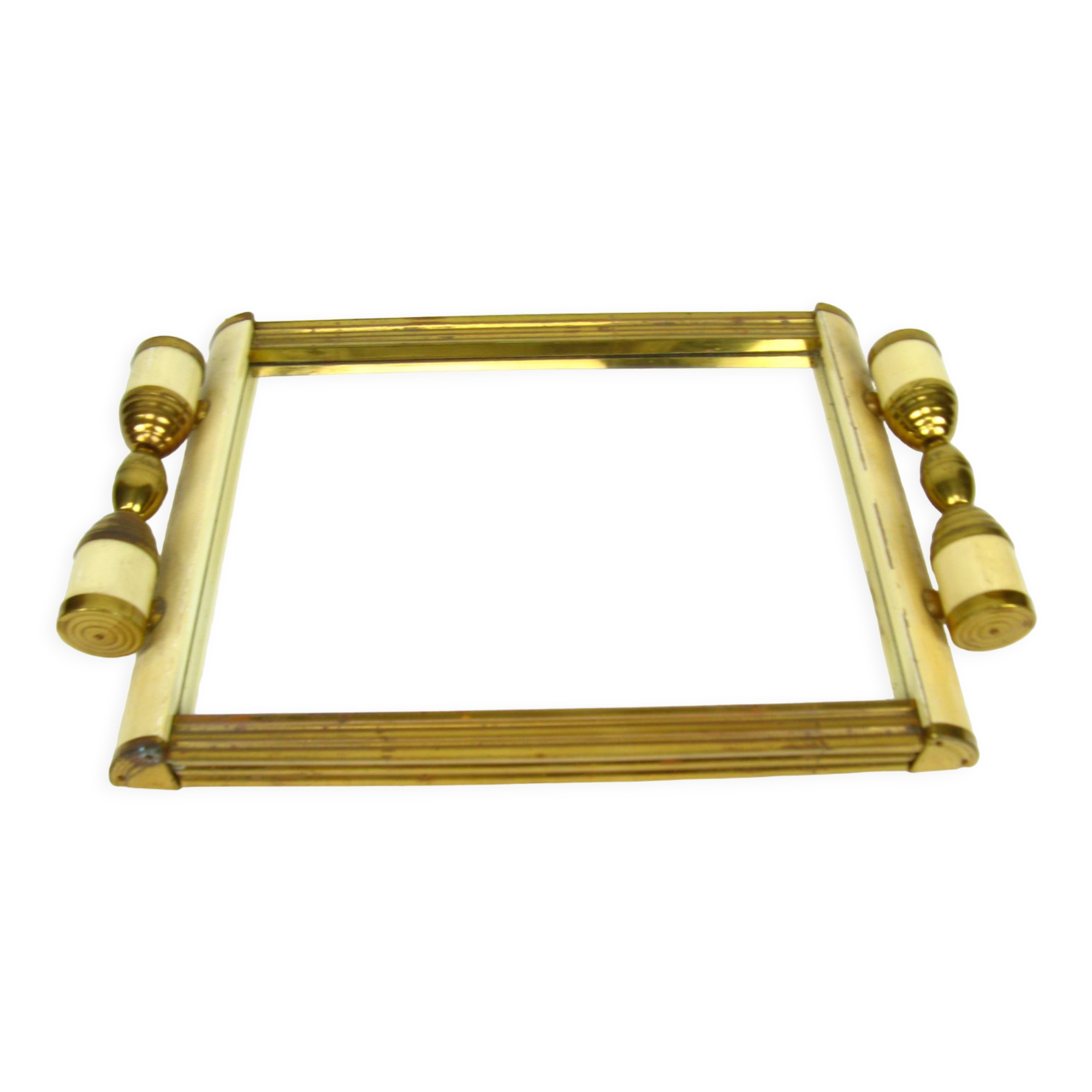 Plateau miroir art déco