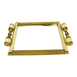 Plateau miroir art déco