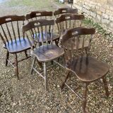 6 Windsor chairs