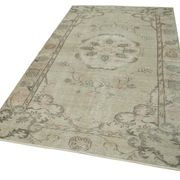 Tapis beige turc antique noué à la main 155 cm x 273 cm