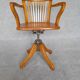 Fauteuil de bureau tournant dit américain d'époque 1940