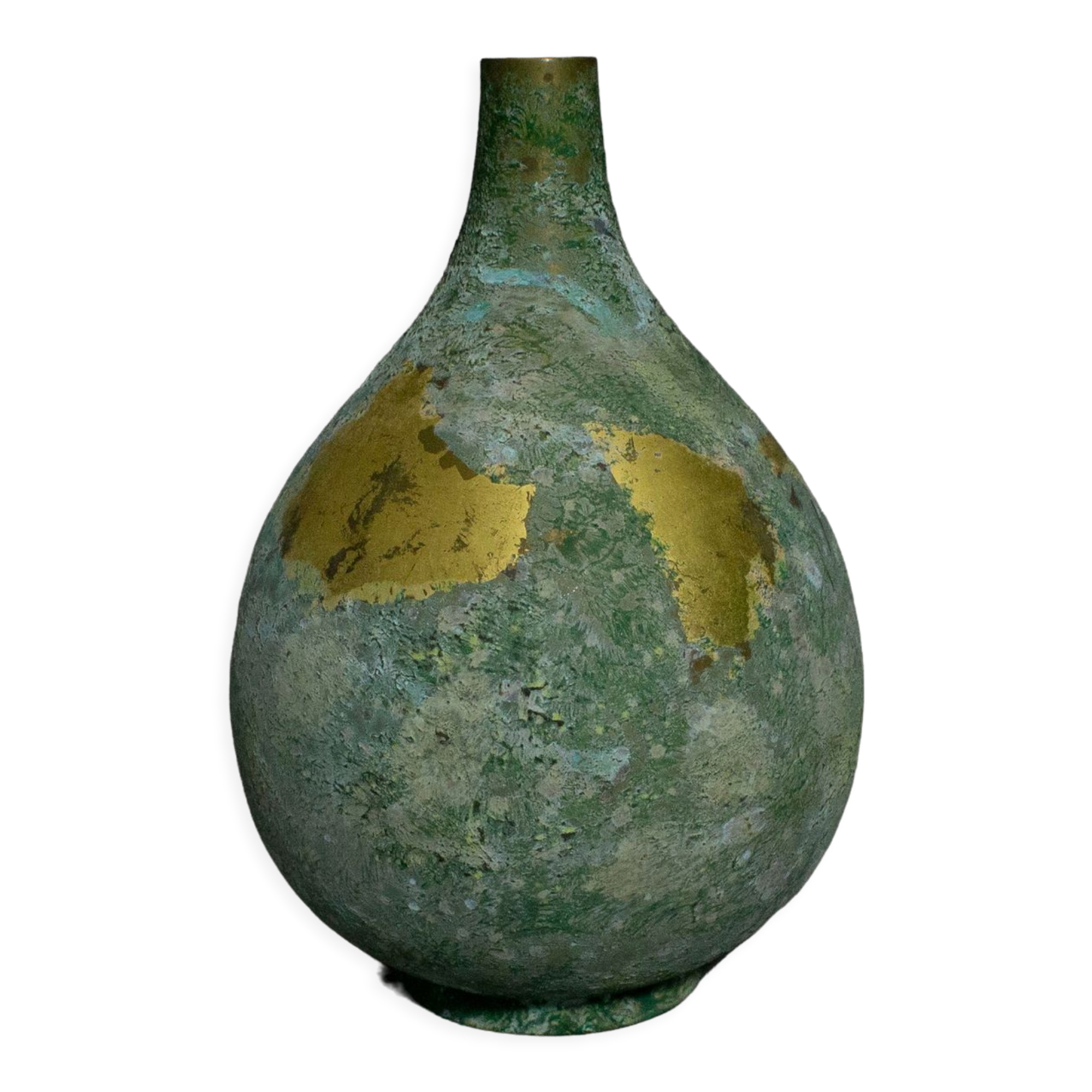 Japanese copper vase