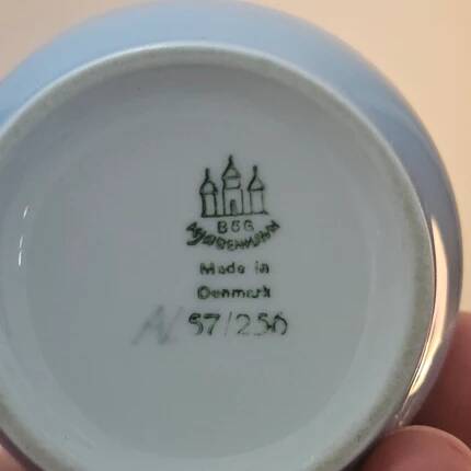 Vase soliflore vintage au muguet Bing & Grondahl Danemark - 1950