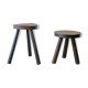 Pair of tripod farm stools