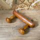 Wooden wall coat rack